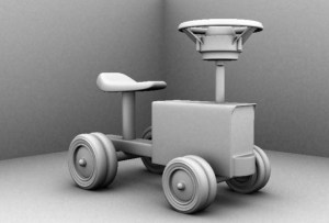 Toy Tractor Ambient Occlusion