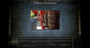 Screenshot of web page in the browser