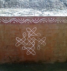 Traditional dots at the Surajkund crafts fair