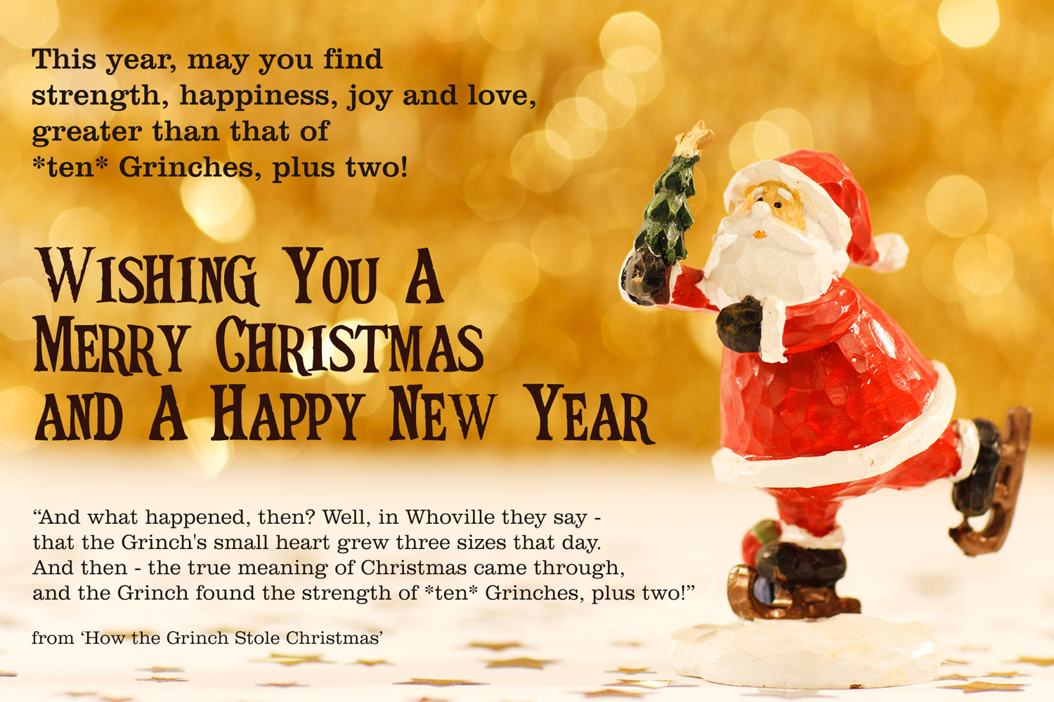 Merry Christmas and a Happy New Year