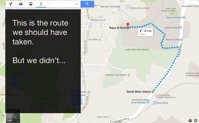 How to reach Rajon ki baoli