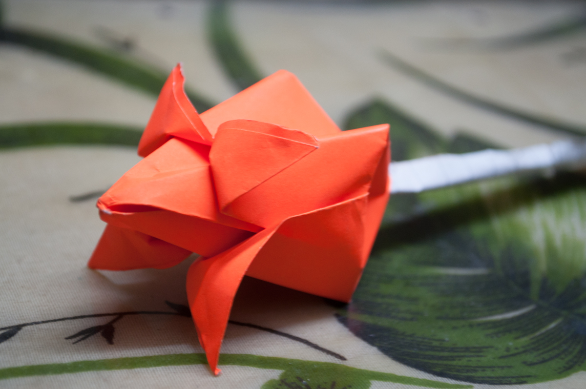 Orange origami